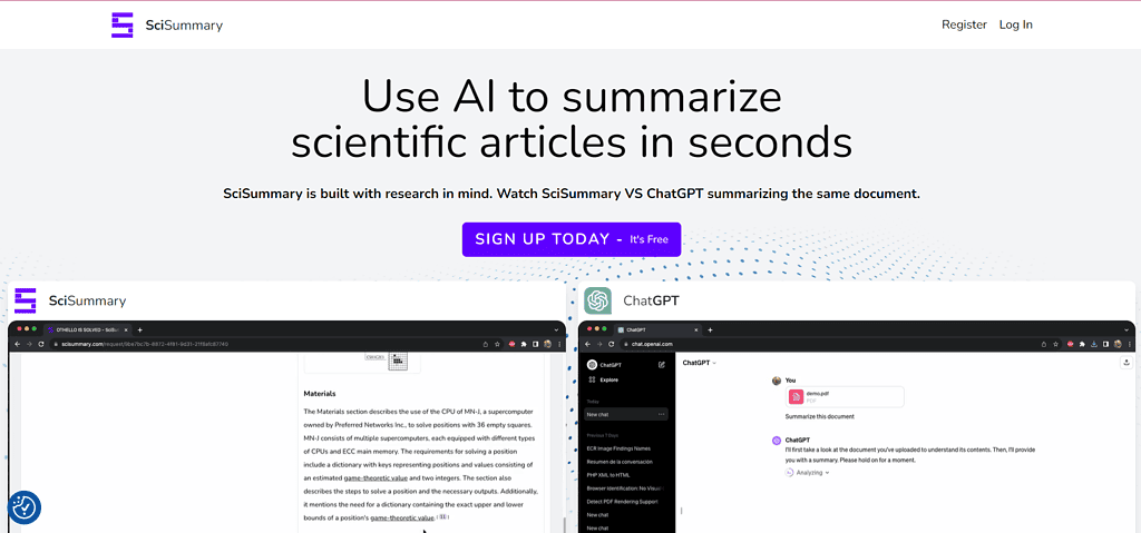 SciSummary - Free AI Tools for Research Paper Understanding