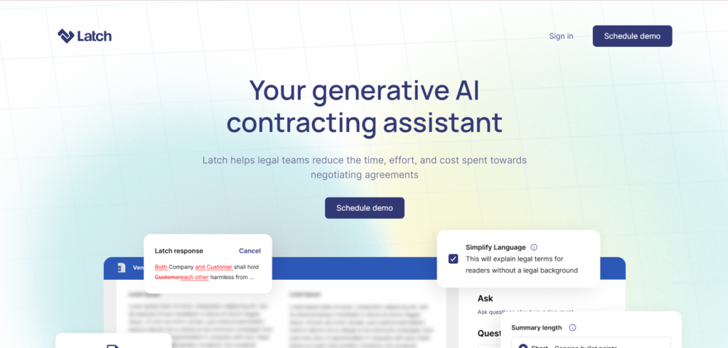 latch - ai tools for lawyers