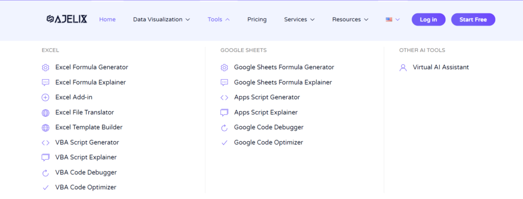 Ajelix - excel ai tools