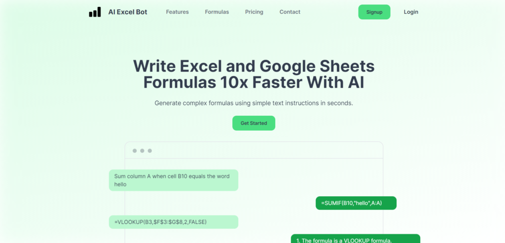 Ai Excel Bot- excel ai tools