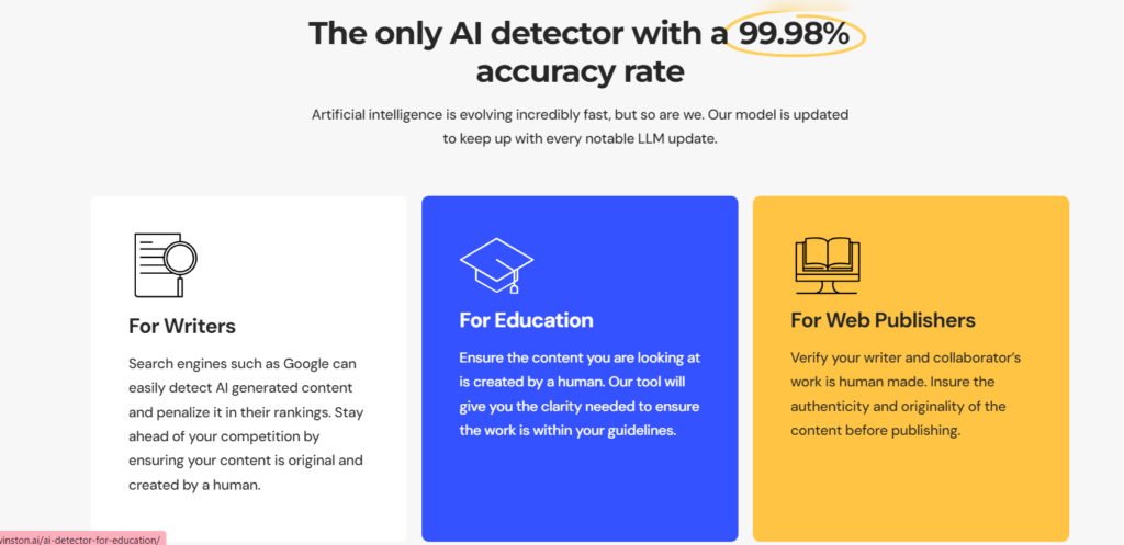 Winston AI Detector - review