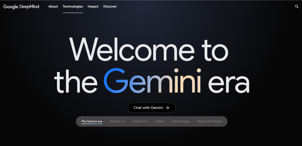 Gemini AI -HOMEPAGE